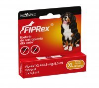 Fiprex XL Roztwór do nakrapiania dla psa 40-55 kg 5,5 ml 1 tuba
