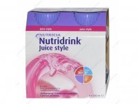 Nutridrink Juice Style o smaku truskawkowym 4 x 200ml