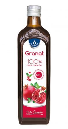 OLEOFARM Sok z Owoców Granatu 100% 980 ml