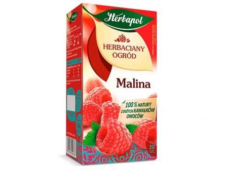 Herbata Malinowa 20 toreb. HERBAPOL LUBLIN