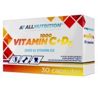 ALLNUTRITION Vitamin C 1000 + D3 2000 30 kapsułek