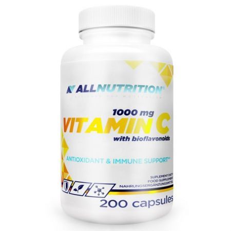 ALLNUTRITION Vitamin C 1000 mg z bioflawonoidami 200 kapsułek