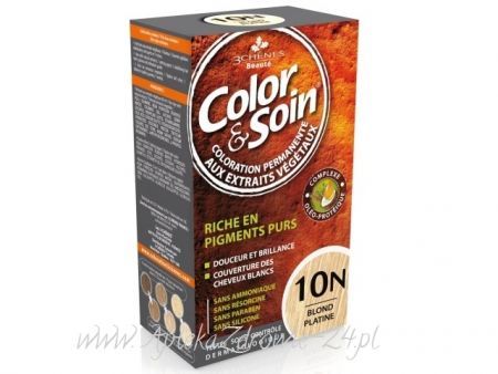 COLOR & SOIN Farba do włosów 10N Blond platynowy 135 ml