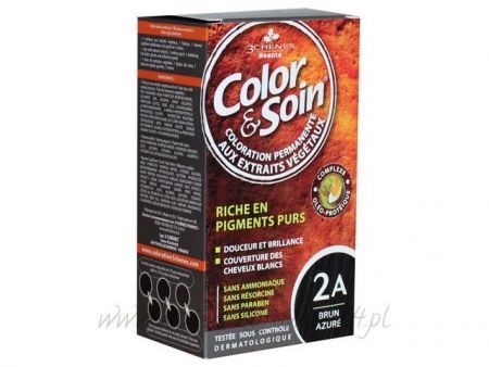 COLOR & SOIN Farba do włosów 2A Lazurowy brąz 135 ml