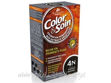 COLOR & SOIN Farba do włosów 4N Naturalny szatyn 135 ml