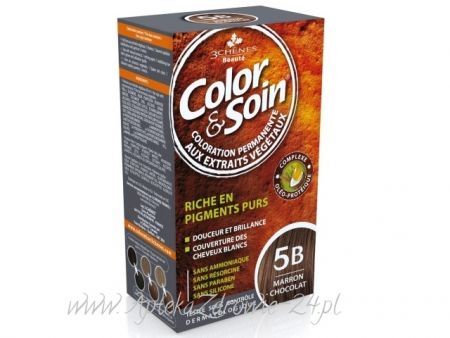 COLOR & SOIN Farba do włosów 5B Czekoladowy brąz 135 ml
