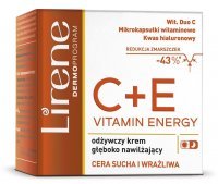 Lirene C+E Pro Odżywczy krem głęboko nawilżający na dzień i na noc 50 ml
