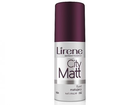 LIRENE CITY MATT Fluid matująco- wygładzający - 204 Naturalny 30 ml