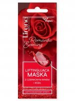 LIRENE ROMANTIC EVENING Liftingująca Maska z czerwonym winem i różą 1szt.