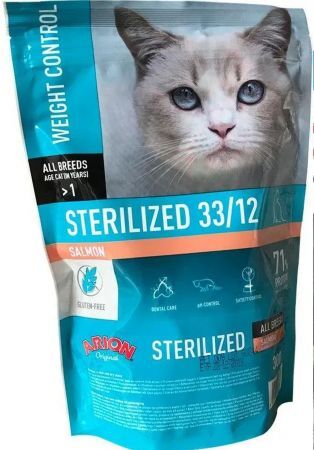ARION Original Cat Sterilized 33/12 Salmon Karma dla kotów 300 g