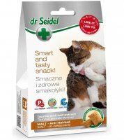 Dr Seidel Smakołyki Malt do odkłaczania dla kotów 50 g