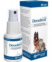 Deodent Preparat przeciwko nieprzyjemnym zapachom z jamy ustnej psów i kotów 50 ml