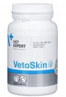 Vetoskin 300 mg Preparat do pielęgnacji skóry psów i kotów 60 kapsułek