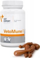 VetoMune preparat wspomagający odporność dla psów i kotów 60 kapsułek