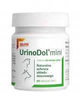 Dolfos Urinodol Mini Ochrona układu moczowego psa i kota 60 tabletek