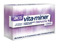 Acti Vita-miner Prenatal+DHA 30 tabl. + 30 kaps.