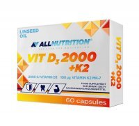 ALLNUTRITION VIT D3 2000 + K2 60 kapsułek