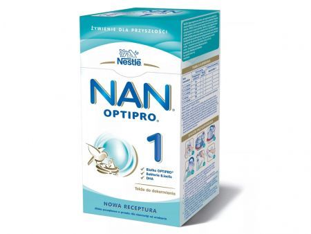 Nan Optipro 1 Mleko początkowe dla niemowląt od urodzenia 350 g