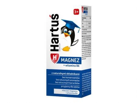 Hartuś Magnez + witamina B6 3+ syrop 120 ml