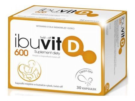 Ibuvit D 600 30 kaps. twist-off