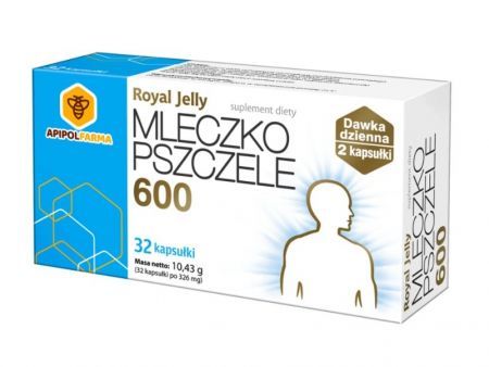 Royal Jelly Mleczko pszczele 600 32 kapsułki