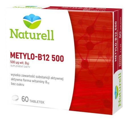 NATURELL Metylo B-12 500 60 tabletek