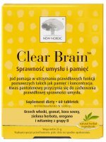 NEW NORDIC Clear Brain 60 tabletek