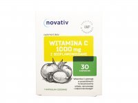 Novativ Witamina C 1000 mg z bioflawonoida 30 kapsułek