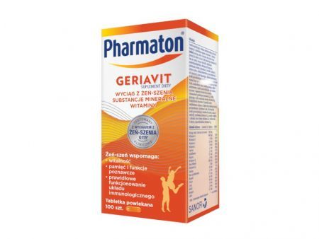 Pharmaton Geriavit 100 tabletek