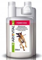 ARIOVITAL Power Dog Mieszanka paszowa w płynie dla psów 250 ml