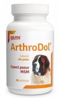 ArthroDol Preparat wspomagający pracę stawów dla psów 90 tabletek