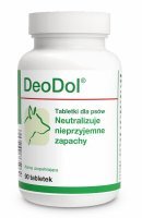 Dolfos DeoDol Preparat neutralizujący nieprzyjemne zapachy dla psów 90 tabletek
