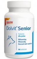 Dolfos Dolvit Senior Kompleks witamin dla starszych psów 90 tabletek