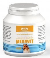 Amino-Biotin Megavit Preparat uzupełniający na sierść dla psów 150 tabletek