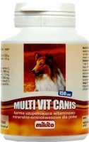 Multi Vit Canis Preparat uzupełniający dla psów 150 tabletek