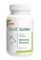 Dolfos Dolvit Junior Preparat witaminowy dla szczeniąt i młodych psów 90 tabletek