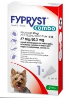 Fypryst Combo 67 mg Roztwór do nakrapiania dla psów 2-10 kg 1 pipeta