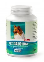 Pet-Calcium Preparat uzupełniający wapń dla zwierząt 100 tabletek
