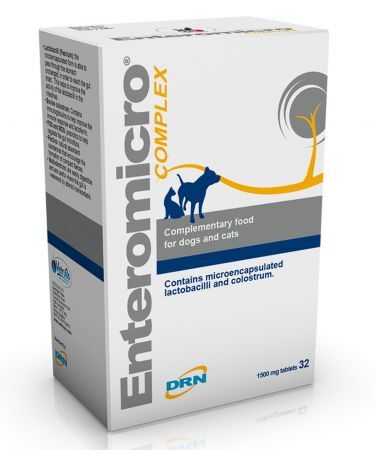 Enteromicro Complex Synbiotyk dla psów i kotów 32 tabletek