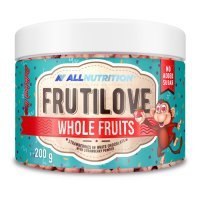 Allnutrition FrutiLove Truskawki w białej czekoladzie oprószone pudrem truskawkowym 200 g
