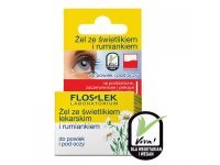 FLOS-LEK Żel ze świetlikiem lekarskim i rumiankiem do powiek i pod oczy 10 g