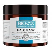 BIOVAX Maska intensywnie regenerująca keratyna + jedwab 250 ml