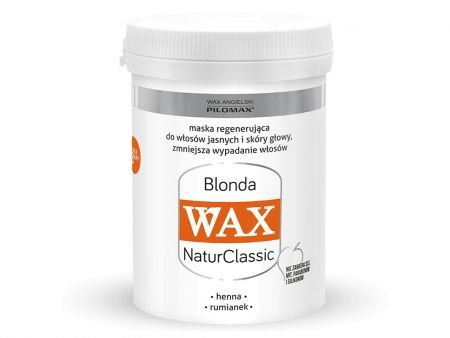 WAX PILOMAX NaturClassic Henna Maska regenerująca do włosów jasnych 480 ml