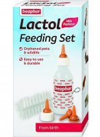 Lactol Feeding Set Zestaw do karmienia zwierząt domowych (butelka + smoczek)