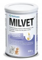 Milvet Preparat mlekozastępczy 800 g butelka + smoczek