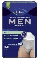 Majtki chłonne TENA Men Pants Normal Grey S/M 30 sztuk