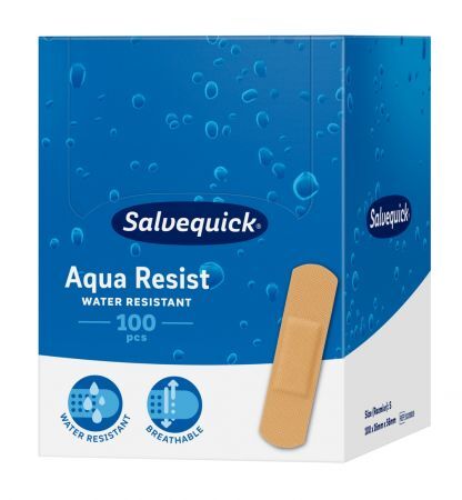 SALVEQUICK Aqua Resist Plastry Małe 100 sztuk