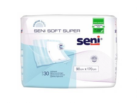 SENI SOFT SUPER Podkłady higieniczne 90 x 170 cm 30 szt.