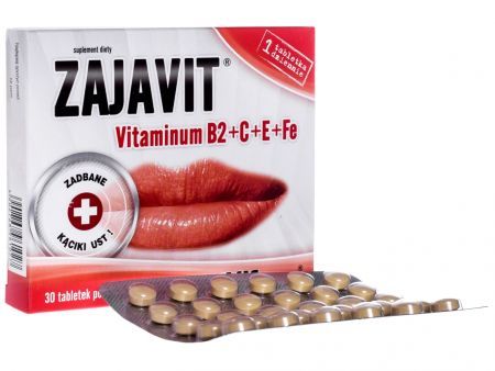 ZAJAVIT Vitaminum B2+C+E+Fe 30 tabl.