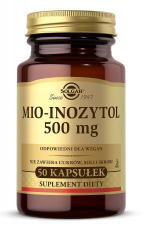SOLGAR Mio-Inozytol 500 mg 50 kapsułek